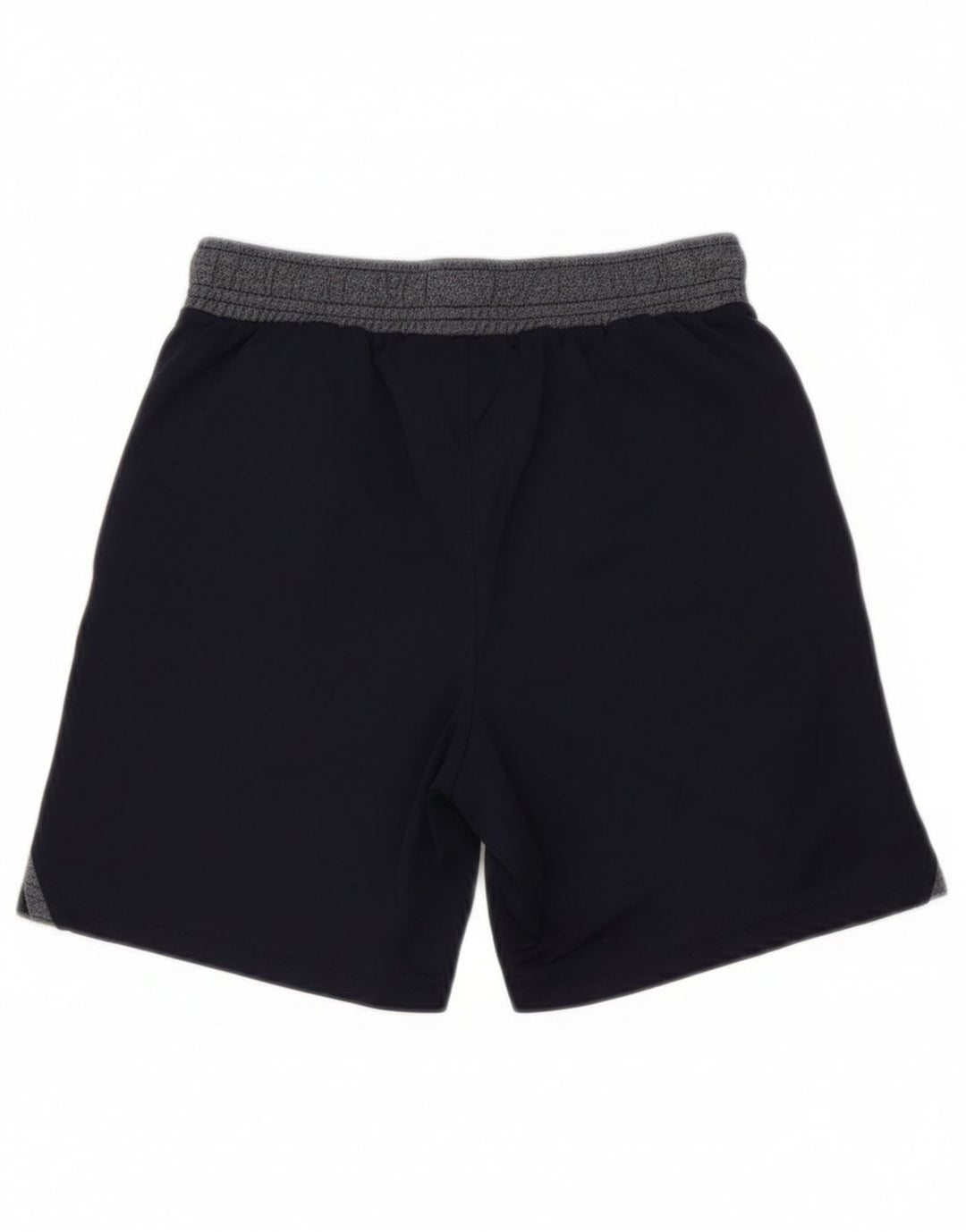 Under Armour Boys Sport Shorts 7-8 Years Small Navy Blue Colourblock