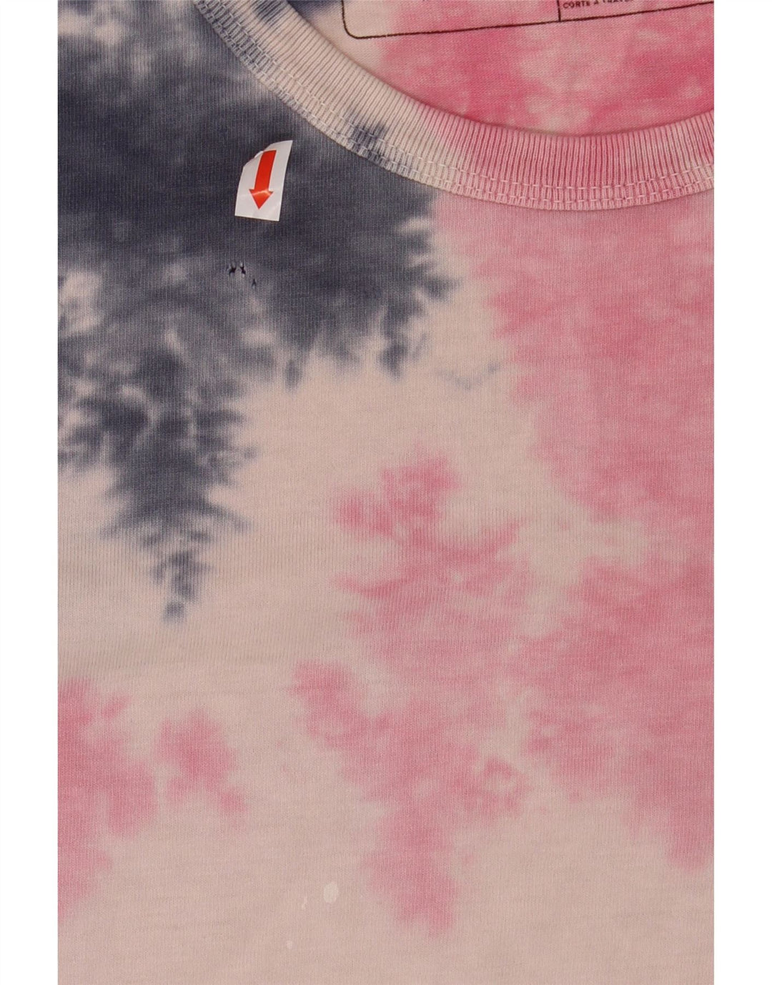 VANS Mens T-Shirt Top XL Pink Tie Dye Cotton