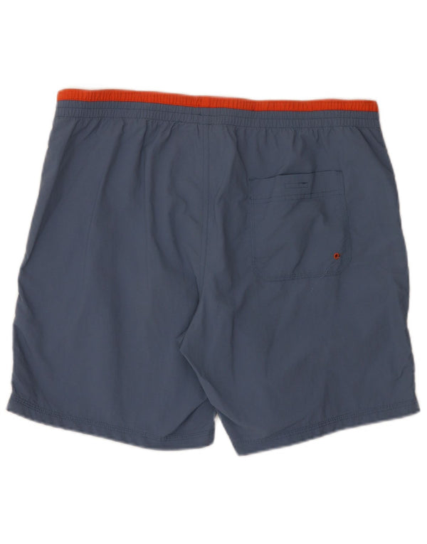 Diadora Mens Graphic Swimming Shorts 2XL Navy Blue Colourblock Polyamide