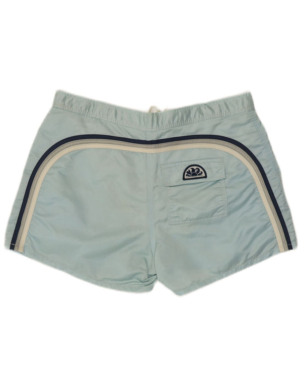 Sundek Mens Swimming Shorts Large Blue Colourblock Nylon