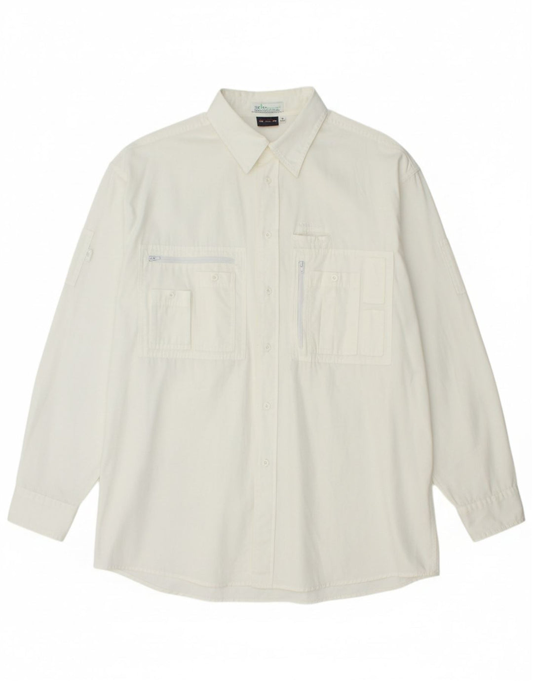 VINTAGE Mens Shirt Size 43/44 XL White Cotton