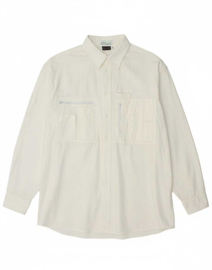 VINTAGE Mens Shirt Size 43/44 XL White Cotton