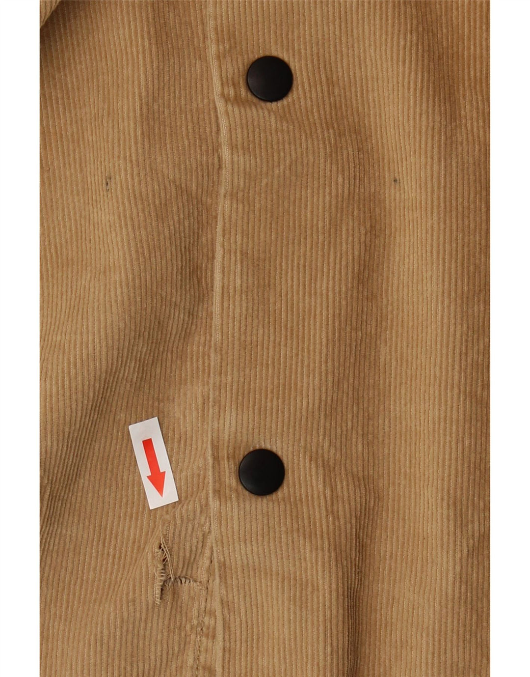 Jack & Jones Mens Corduroy Shirt Medium Beige Cotton