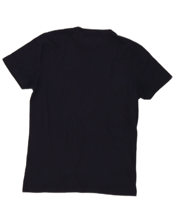 Abercrombie & Fitch Mens T-Shirt Top Medium Navy Blue Cotton