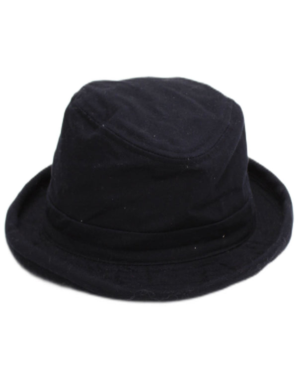 United Colors of Benetton Boys Bucket Hat 6-7 Years Navy Blue Cotton
