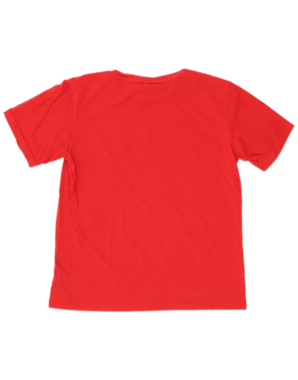 Champion Boys T-Shirt Top 15-16 Years 2XL Red Cotton