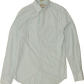 J. CREW Mens Slim Shirt Small Turquoise Cotton Vintage J. Crew and Second-Hand J. Crew from Messina Hembry 