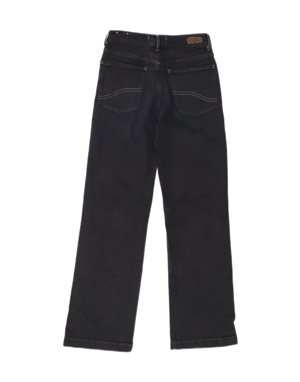 Fat Face Womens Elise Wide Leg Jeans UK 8 Small W27 L29 Navy Blue Cotton