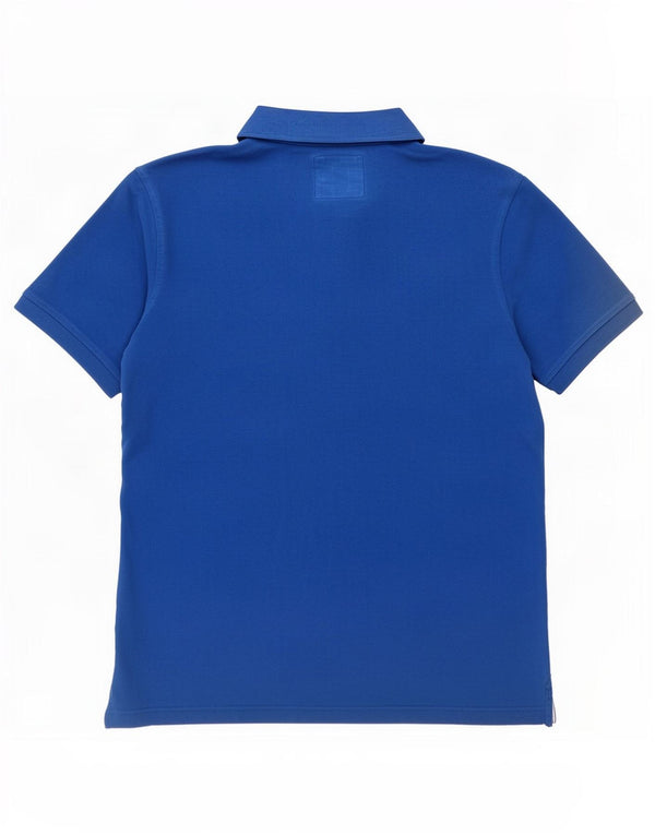 Crew Clothing Mens Polo Shirt Medium Blue Cotton