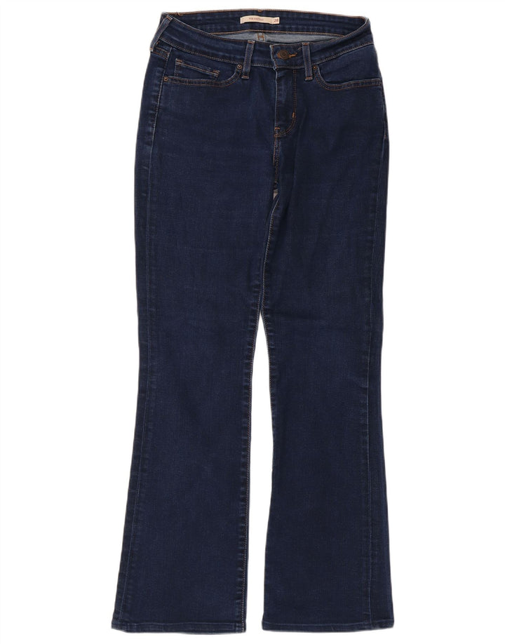 Levi's Womens 715 Bootcut Jeans W28 L27 Blue Cotton
