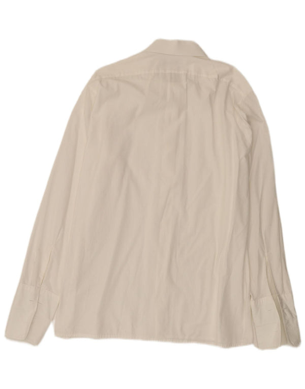 Vintage Mens Formal Shirt Size 40 Medium White Cotton