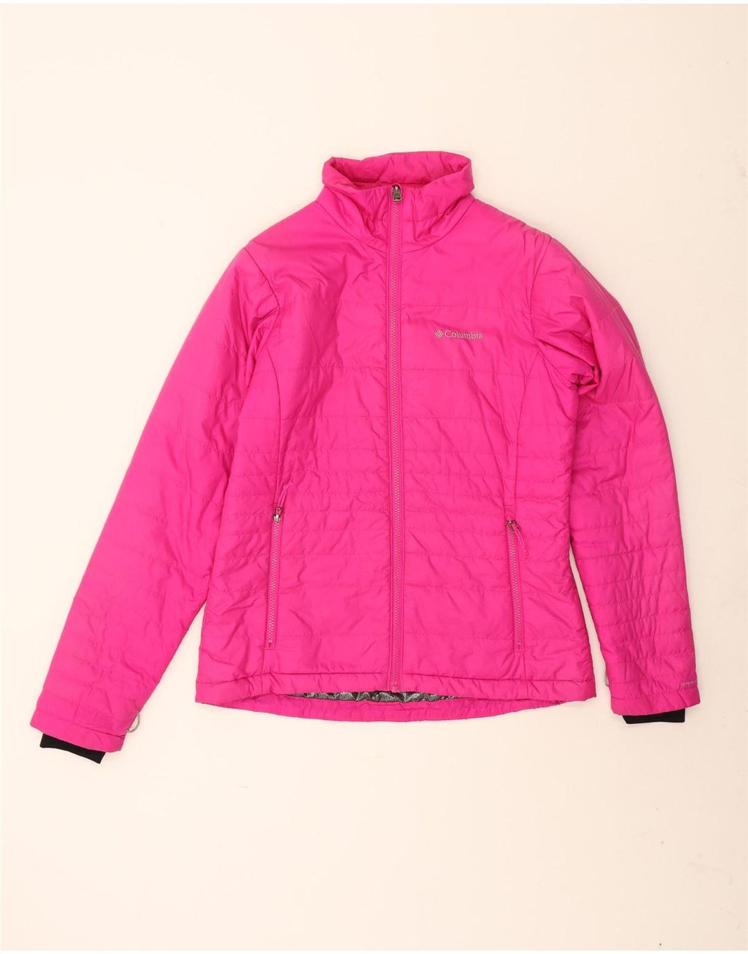 Columbia Womens Interchange Liner Padded Jacket UK 14 Medium Pink Polyester