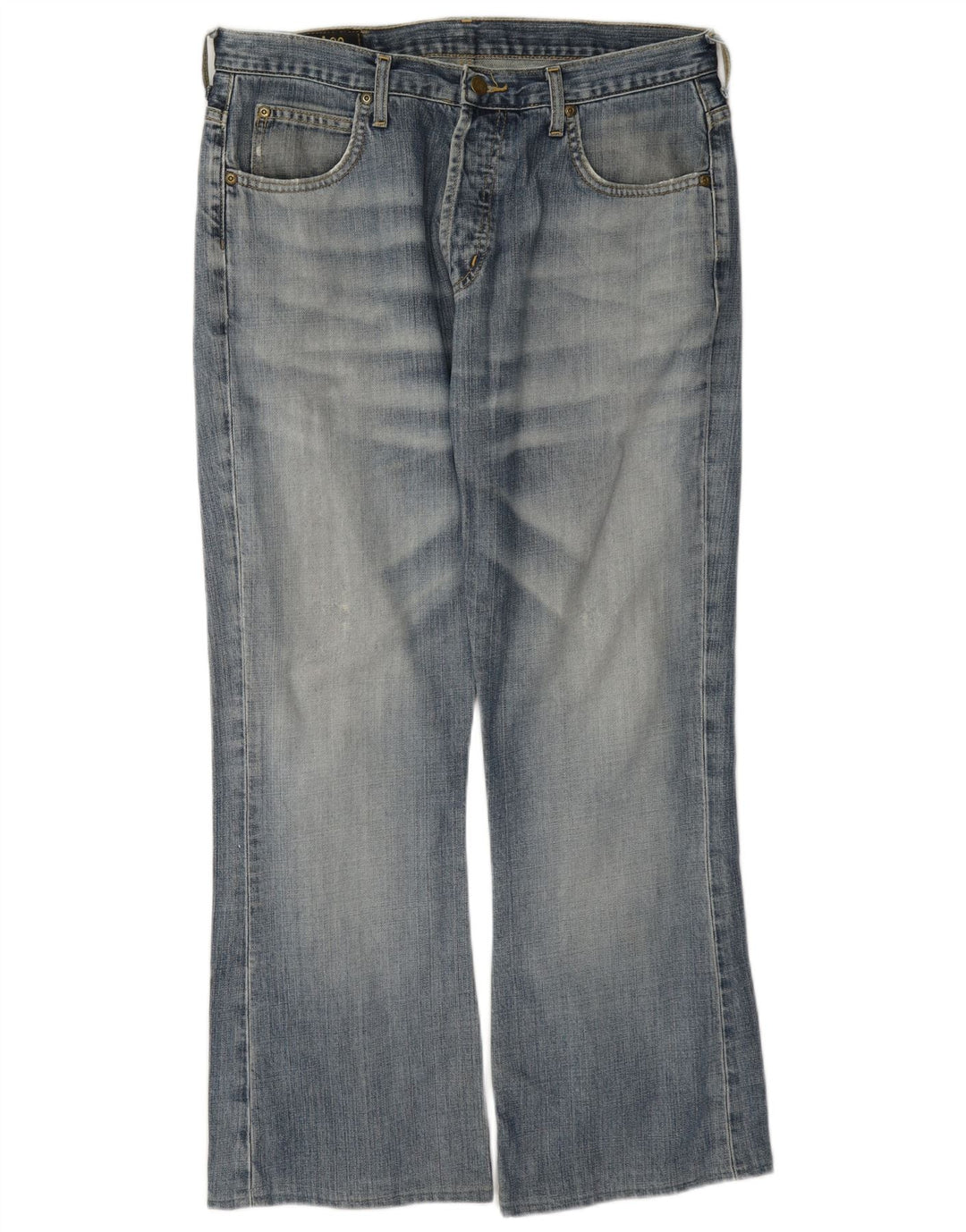Lee Mens Denver Bootcut Jeans W34 L29 Blue Cotton