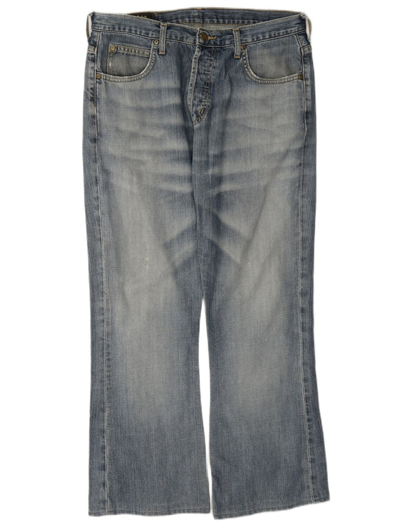 Lee Mens Denver Bootcut Jeans W34 L29 Blue Cotton