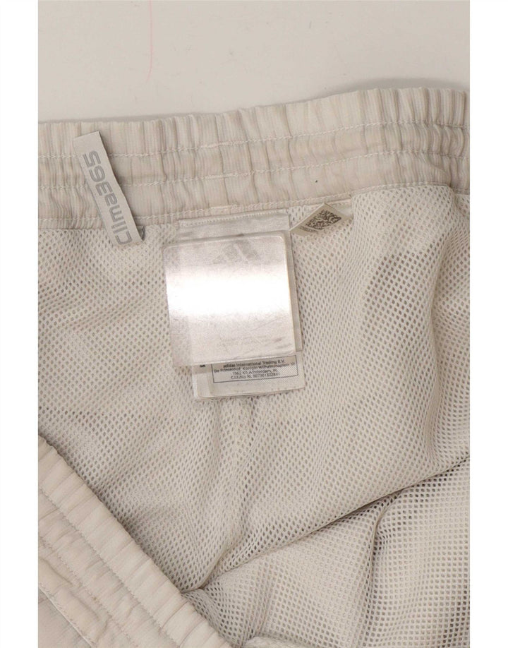 Adidas Mens Clima 365 Sport Shorts Small White Polyester
