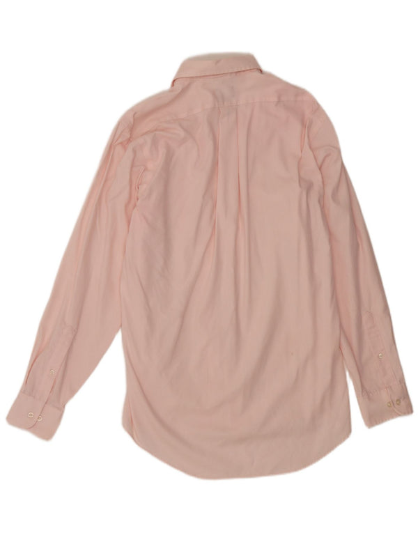 Chaps Mens Classic Fit Shirt Size 15 1/2 Medium Pink Cotton