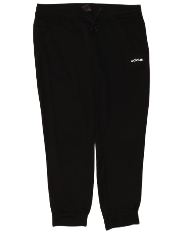 ADIDAS Womens Tracksuit Trousers Joggers UK 20/22 XL  Black Polyester