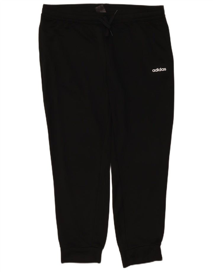 ADIDAS Womens Tracksuit Trousers Joggers UK 20/22 XL  Black Polyester