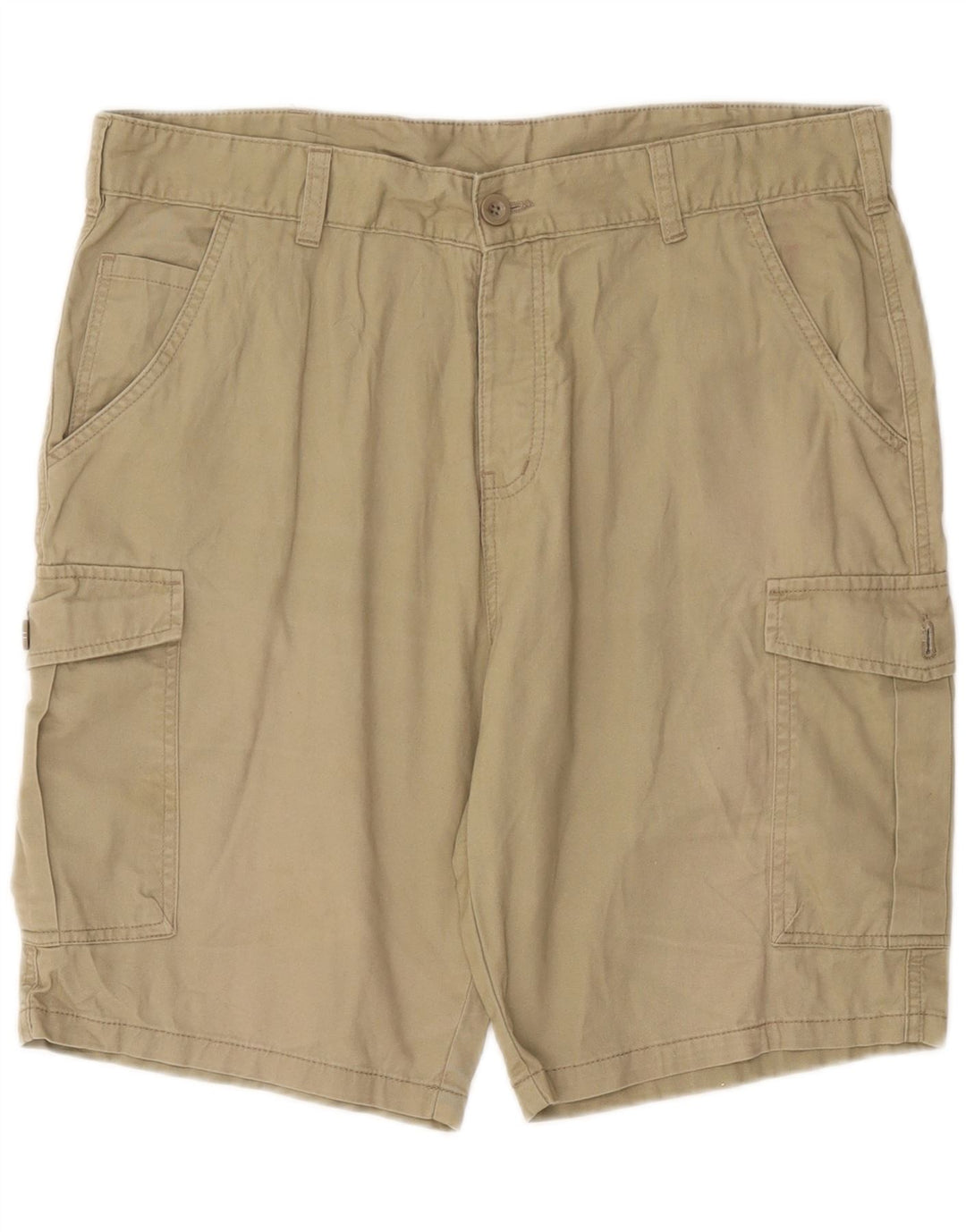 Mountain Warehouse Mens Cargo Shorts W36 Large Beige Cotton