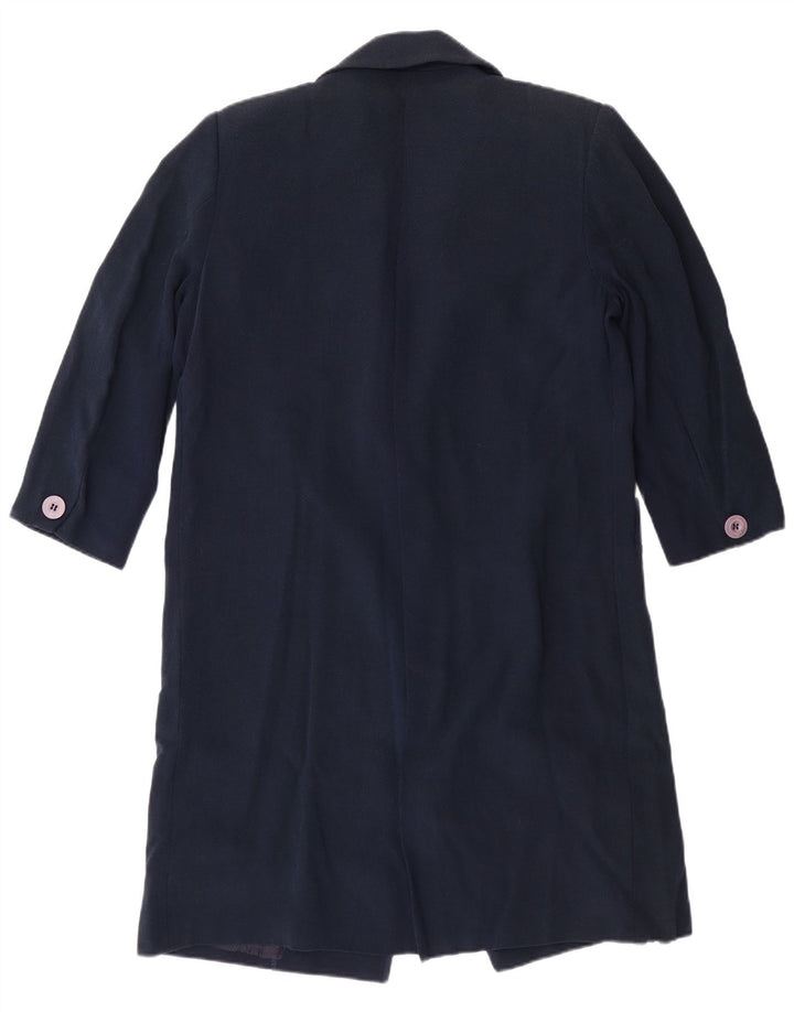 LUISA SPAGNOLI Womens 3 Button Blazer Jacket UK 14 Medium Navy Blue
