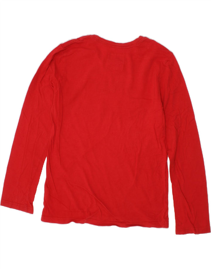 LEVI'S Boys Graphic Top Long Sleeve 11-12 Years Red Cotton Vintage Levi's and Second-Hand Levi's from Messina Hembry 