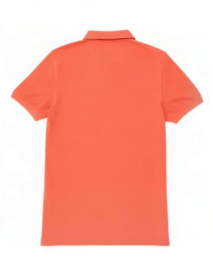 Lee Mens Regular Fit Polo Shirt Medium Orange Cotton