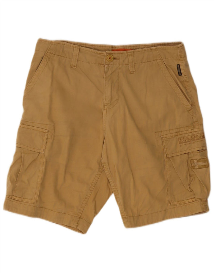 Napapijri Mens Cargo Shorts W30 Medium Beige