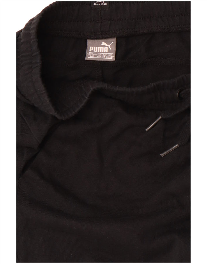 PUMA Boys Graphic Sport Shorts 11-12 Years Black