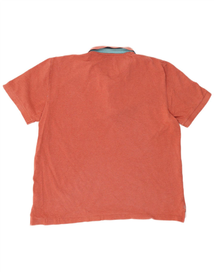 WHITE STUFF Mens Polo Shirt XL Maroon Cotton