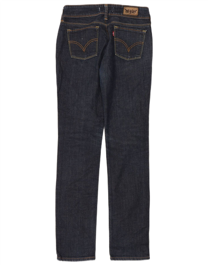 Levi's Womens 571 Slim Jeans W30 L34 Blue Cotton
