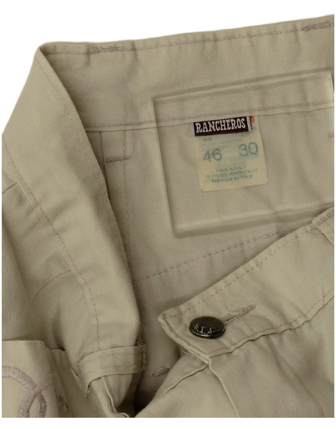 Rancheros Womens Pencil Skirt W30 Medium Beige Cotton