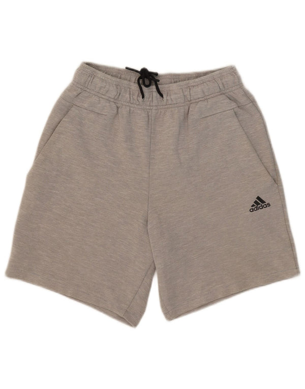 Adidas Mens Sport Shorts Small Grey Flecked