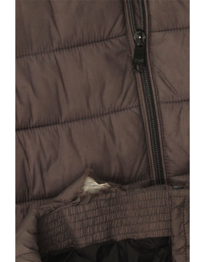 Liu Jo Mens Padded Jacket UK 40 Large Grey Polyamide