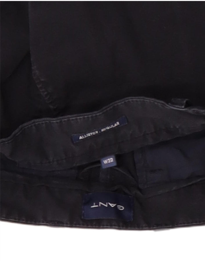 Gant Mens Regular Fit Chino Shorts W32 Medium Navy Blue Cotton