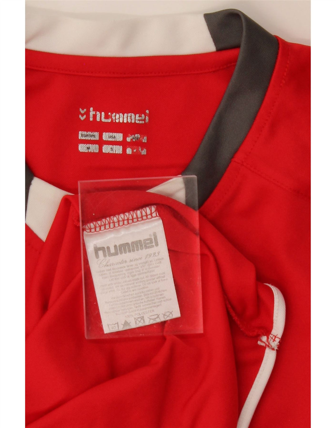 HUMMEL Mens Graphic T-Shirt Top Medium Red Polyester Vintage Hummel and Second-Hand Hummel from Messina Hembry 