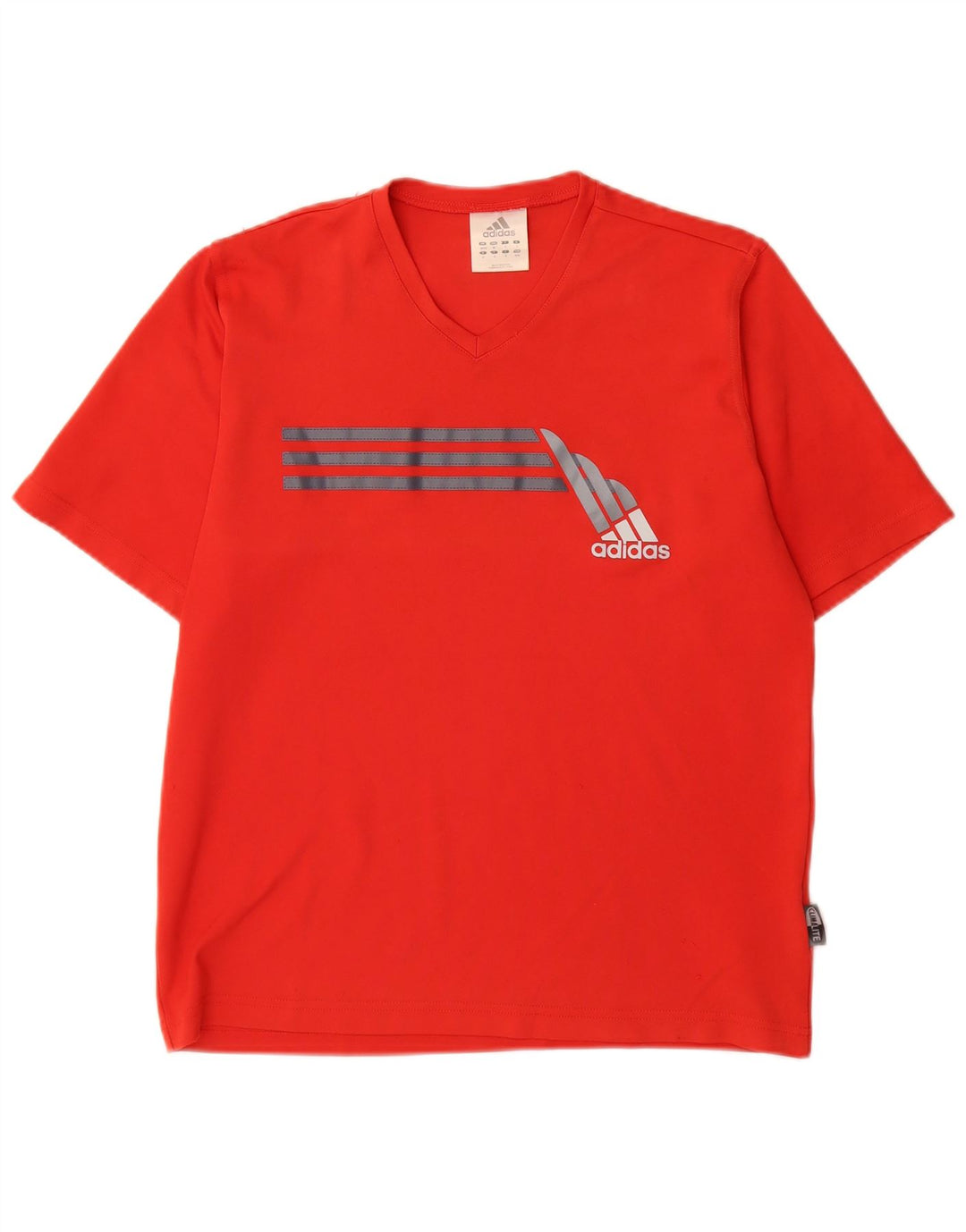 Adidas Mens Climalite T-Shirt Top UK 40/42 Medium Red Polyester