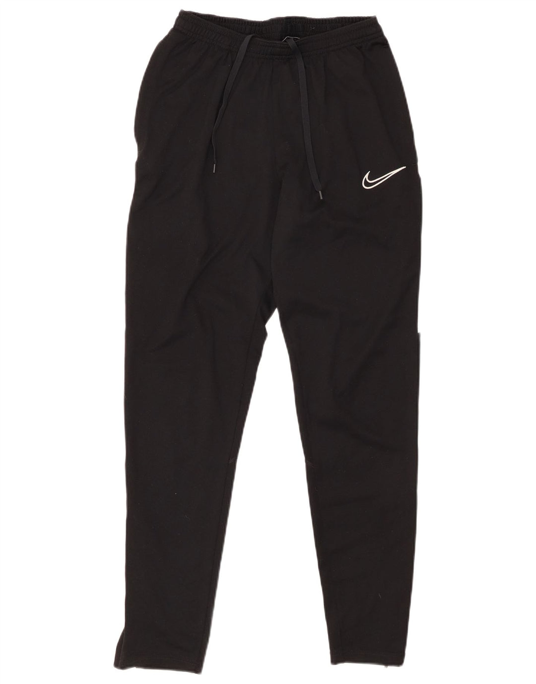 NIKE Mens Dri Fit Tracksuit Trousers Small Black Colourblock Polyester