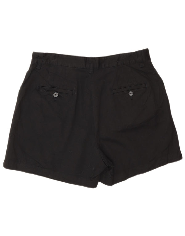 Lee Womens Khakis Casual Shorts US 10 Large W32  Black Cotton