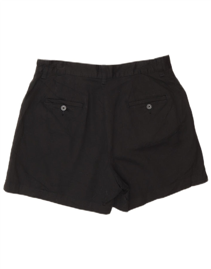 Lee Womens Khakis Casual Shorts US 10 Large W32  Black Cotton