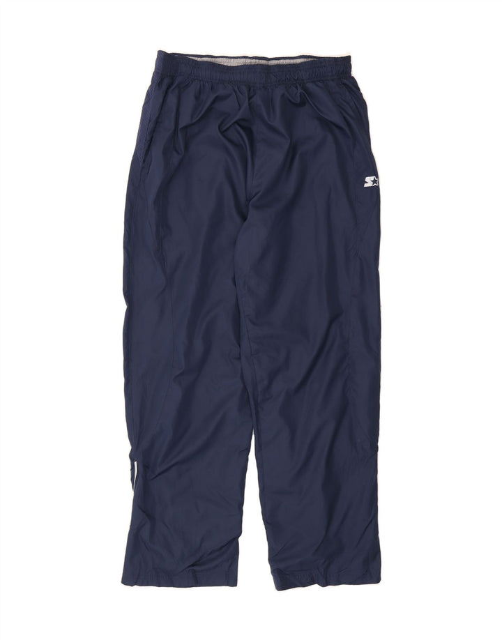STARTER Mens Tracksuit Trousers Large Navy Blue Polyester Vintage Starter and Second-Hand Starter from Messina Hembry 