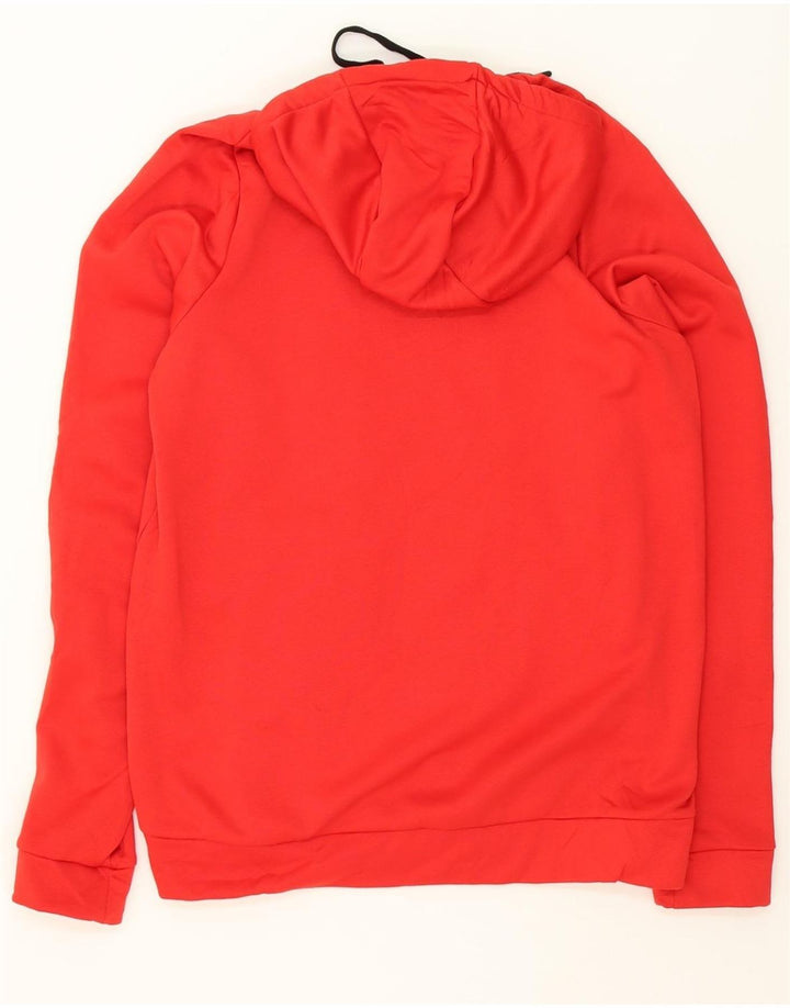 NIKE Mens Pembrok Hill Graphic Hoodie Jumper Medium Red Polyester Vintage Nike and Second-Hand Nike from Messina Hembry 