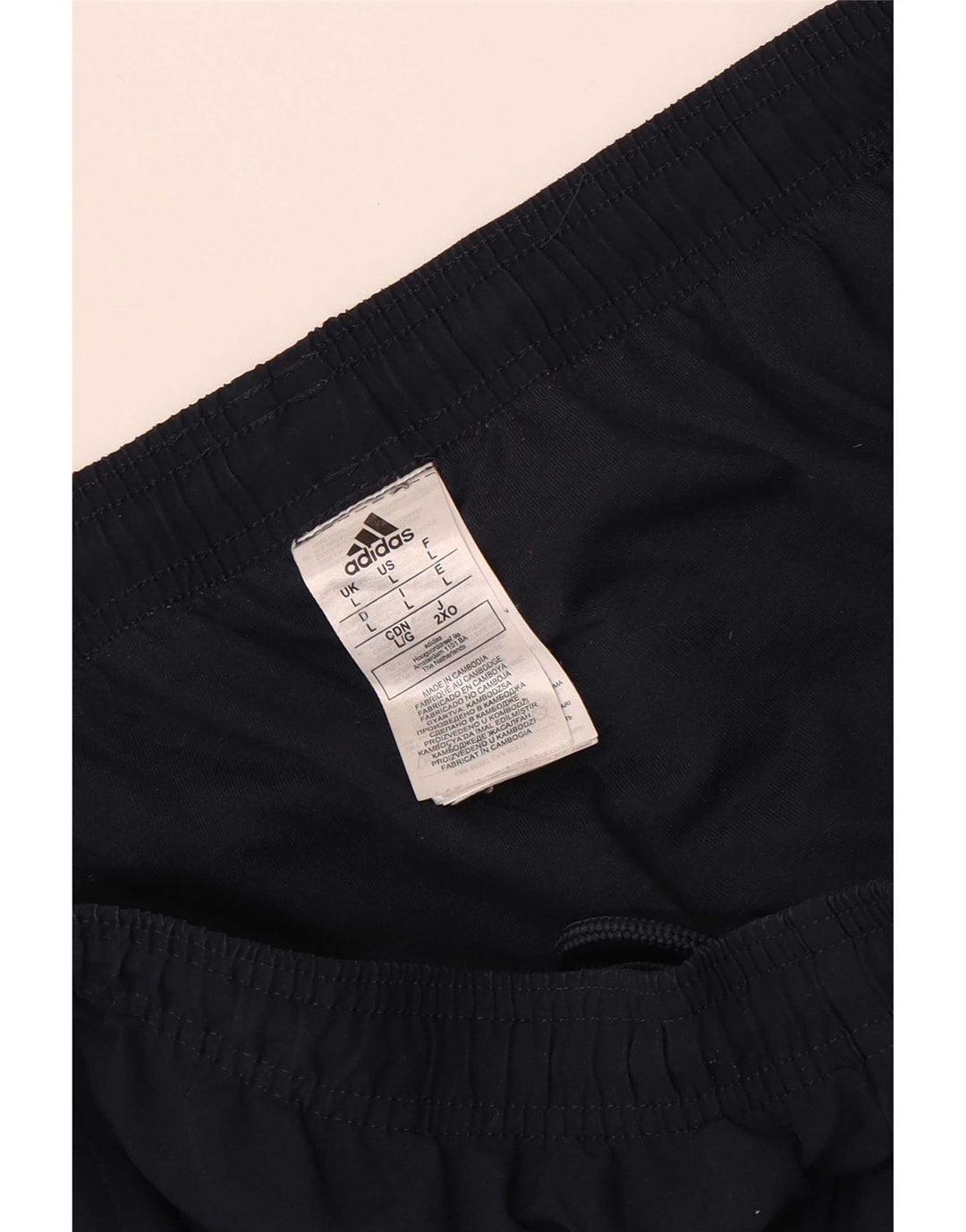 Adidas Mens Tracksuit Trousers Large Navy Blue Polyester