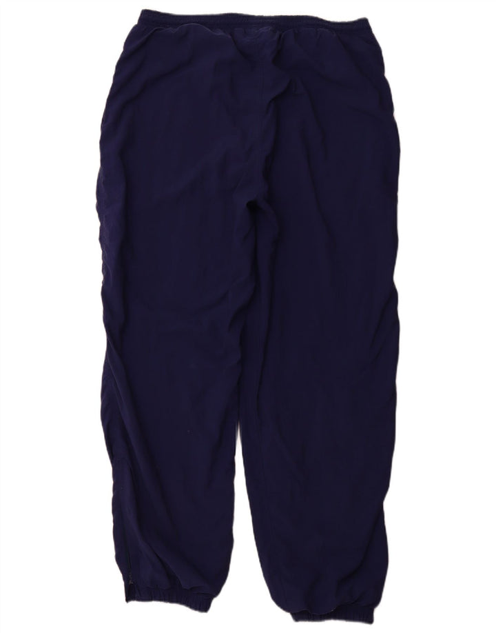 PUMA Womens Tracksuit Trousers Joggers Large Navy Blue Nylon Sports