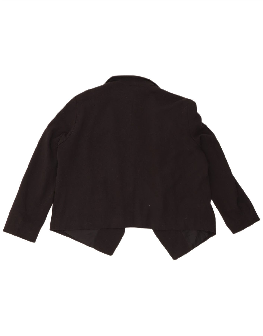 BENETTON Womens Bolero Jacket UK 16 Large Black Polyester
