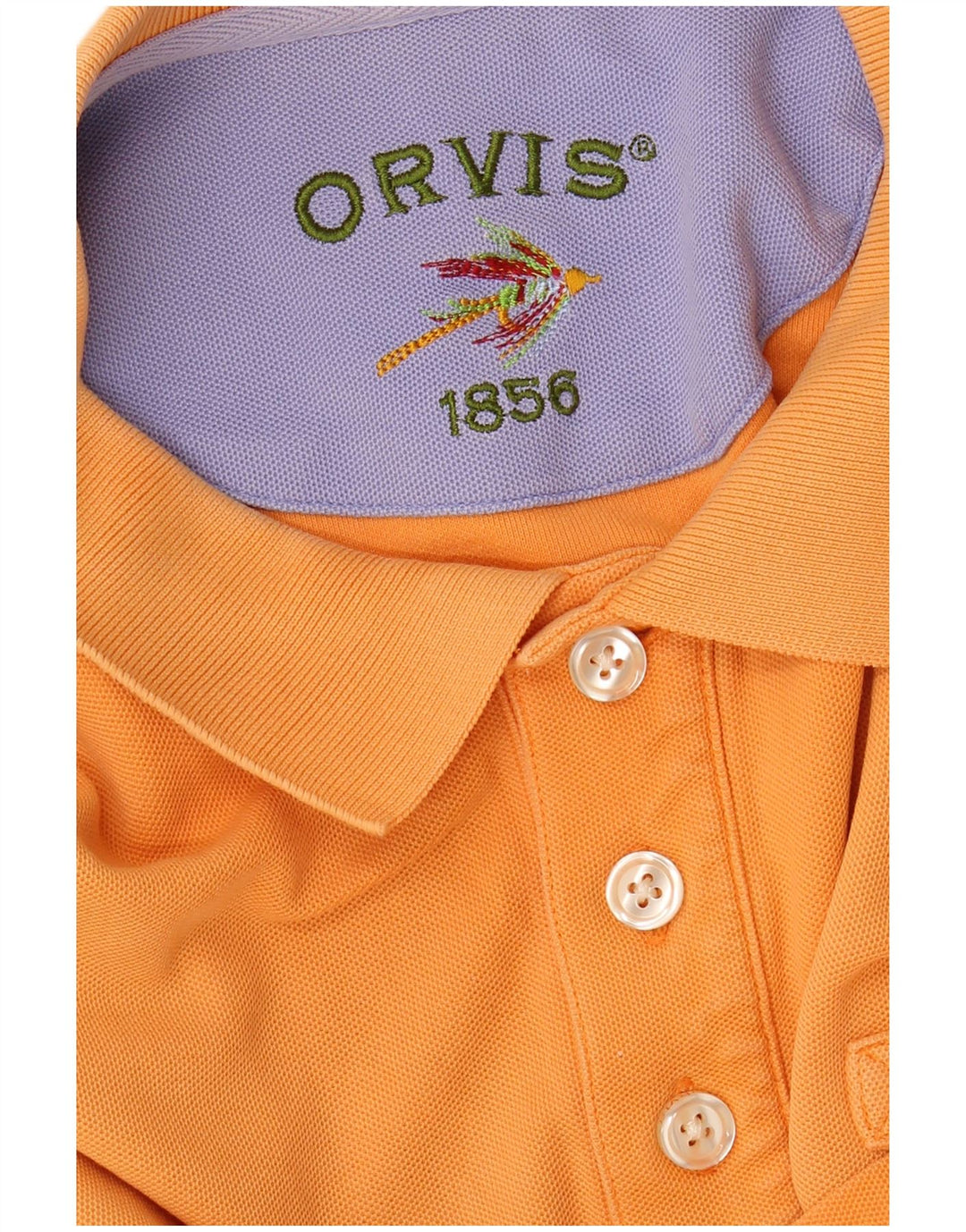 Orvis Mens Polo Shirt 3XL Orange