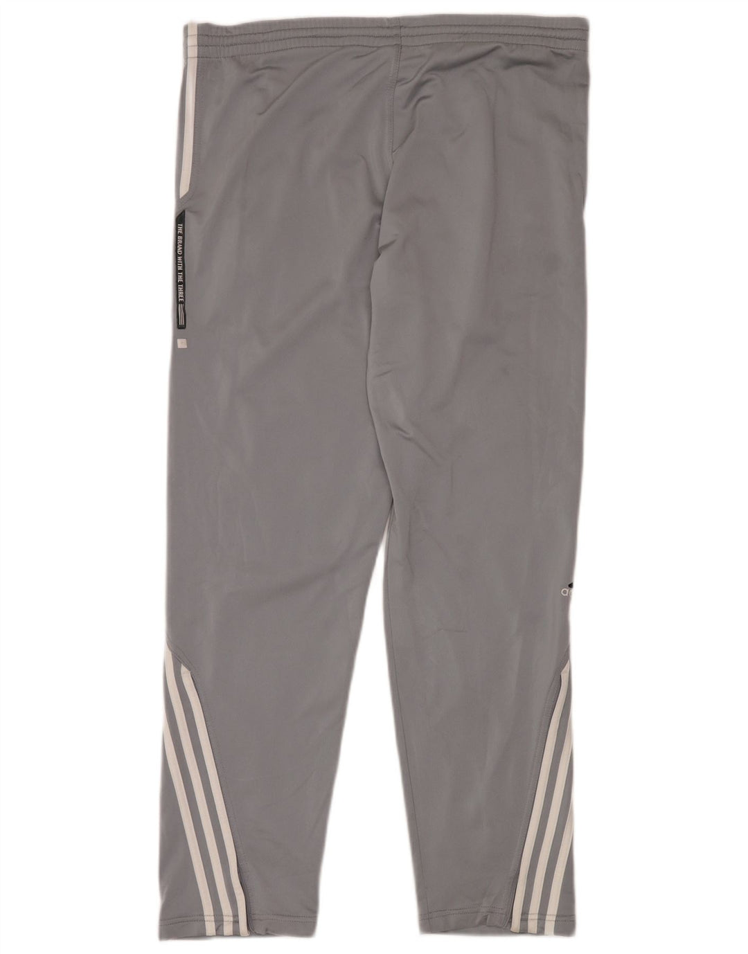 ADIDAS Mens Tracksuit Trousers Large  Grey Polyester