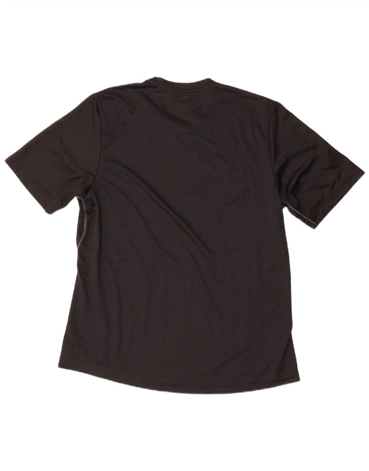 ADIDAS Mens Climalite T-Shirt Top Large Black Polyester
