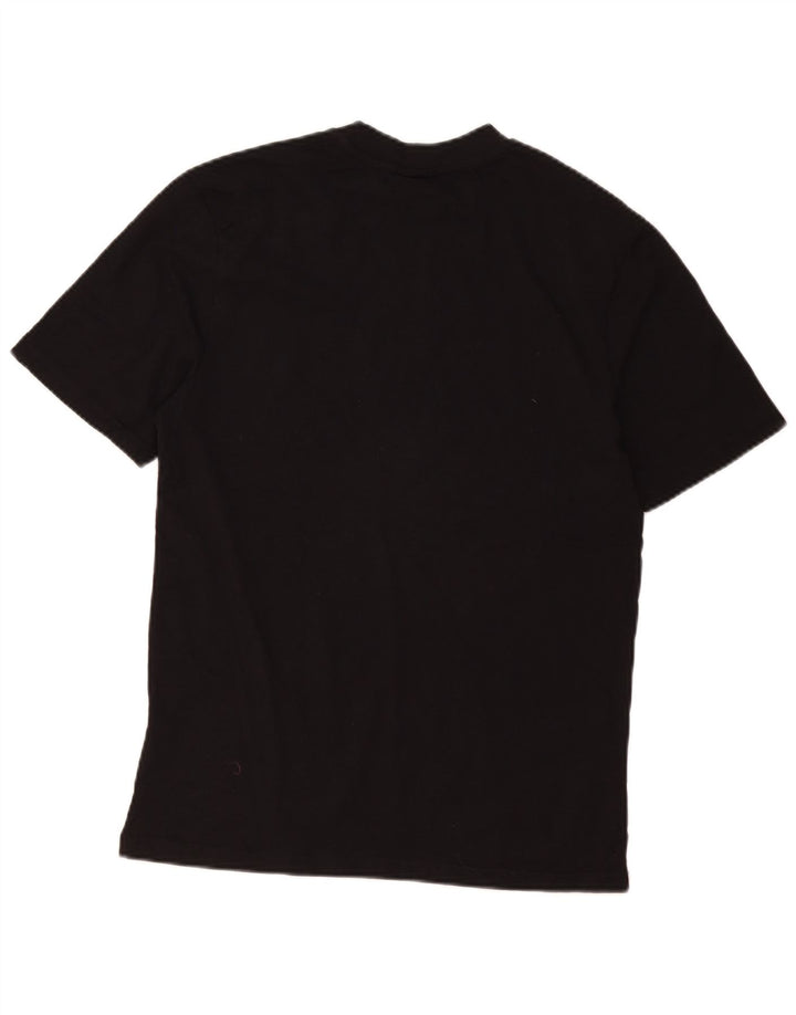 Umbro Mens Graphic T-Shirt Top Small Black Cotton