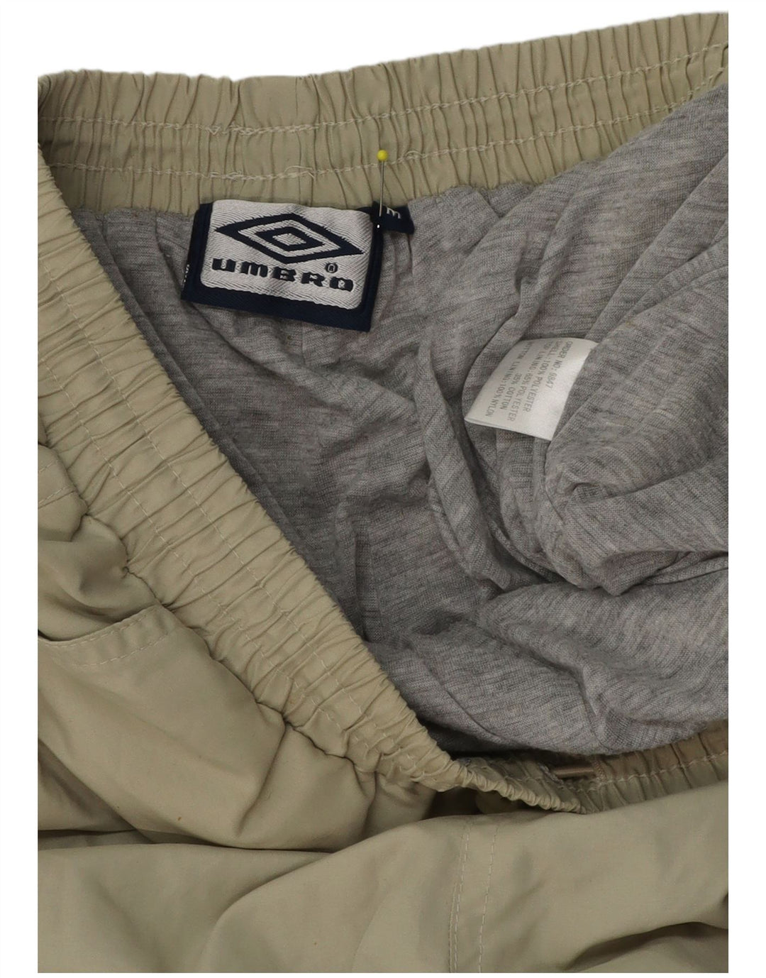 Umbro Mens Bermuda Sport Shorts Medium  Khaki Polyester