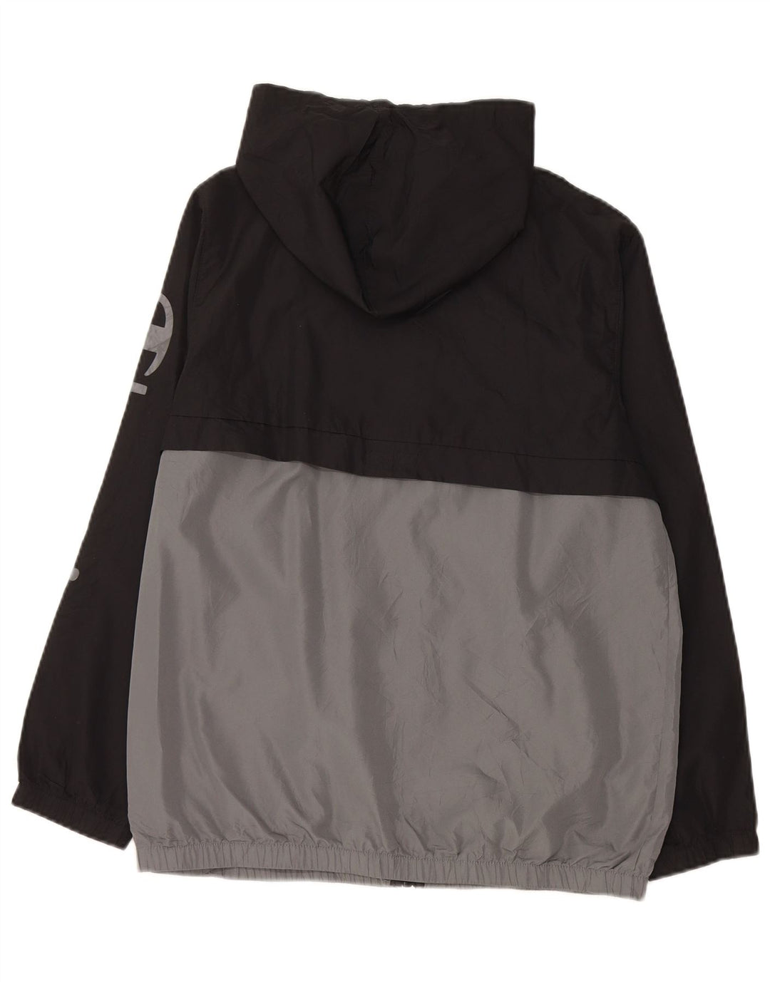 CHAMPION Womens Graphic Tracksuit Top Jacket UK 14 Large Black Colourblock